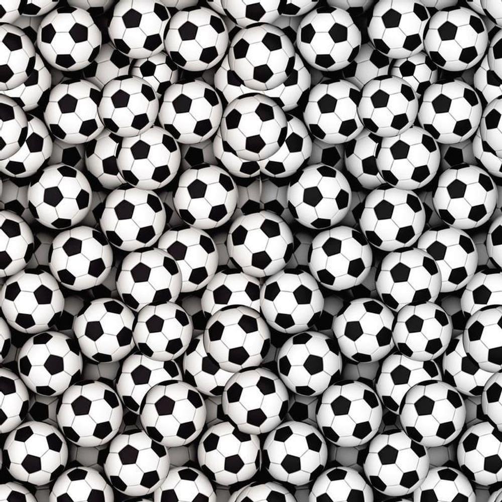 Papel De Parede Adesivo Bola Futebol 3D Decorativo Lavavel