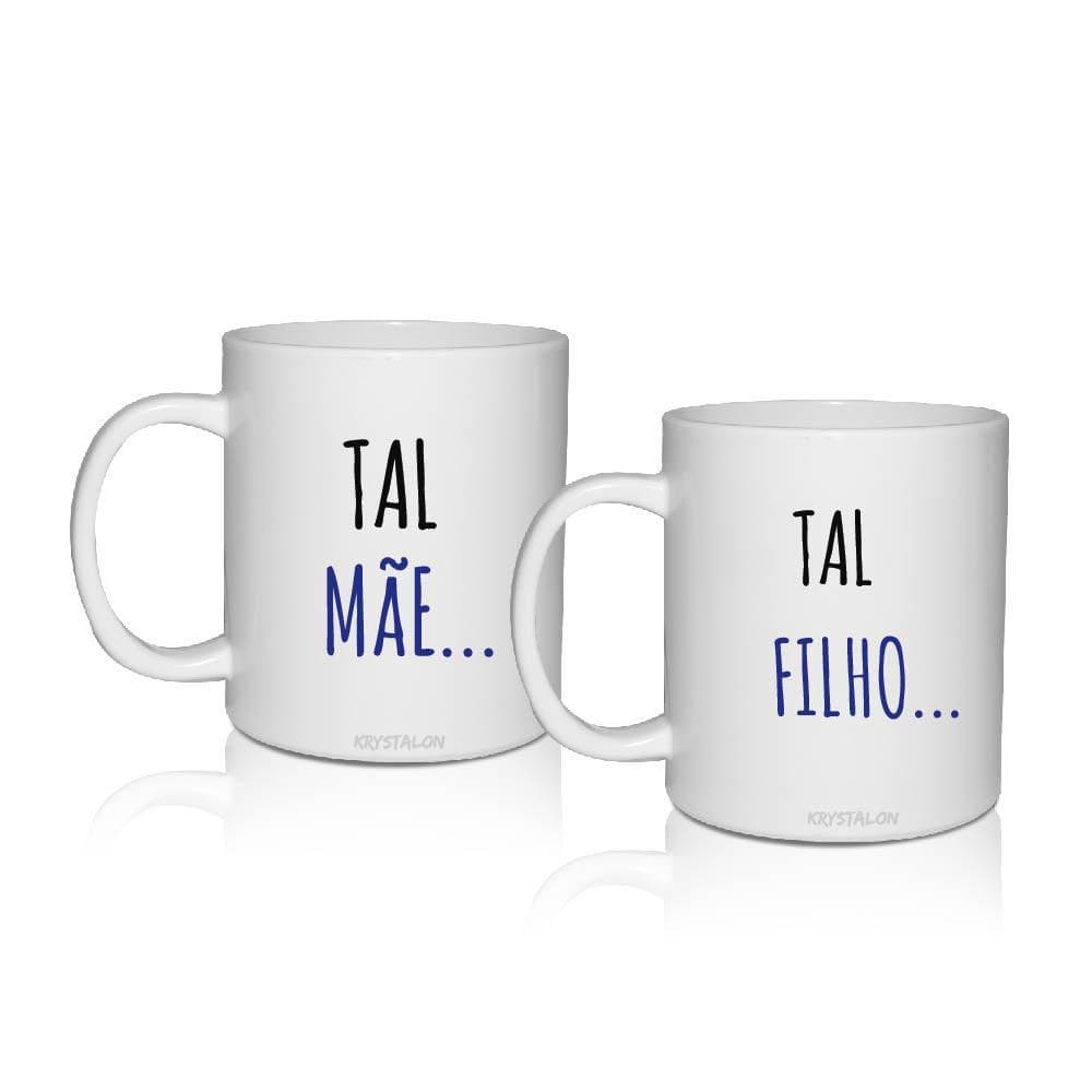 Kit 2 Canecas Para Dia Das Mães - Tal Mãe, Tal Filho...
