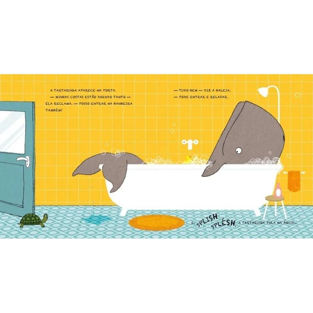 Baleia Na Banheira: Livro Infantil Divertido Capa Dura
