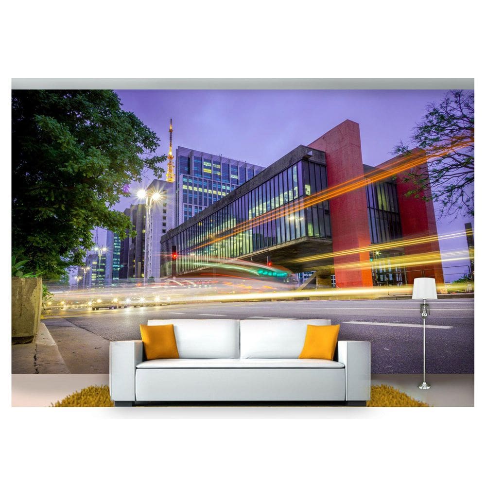 Papel De Parede Cidade Sâo Paulo Masp 3D Ncd189