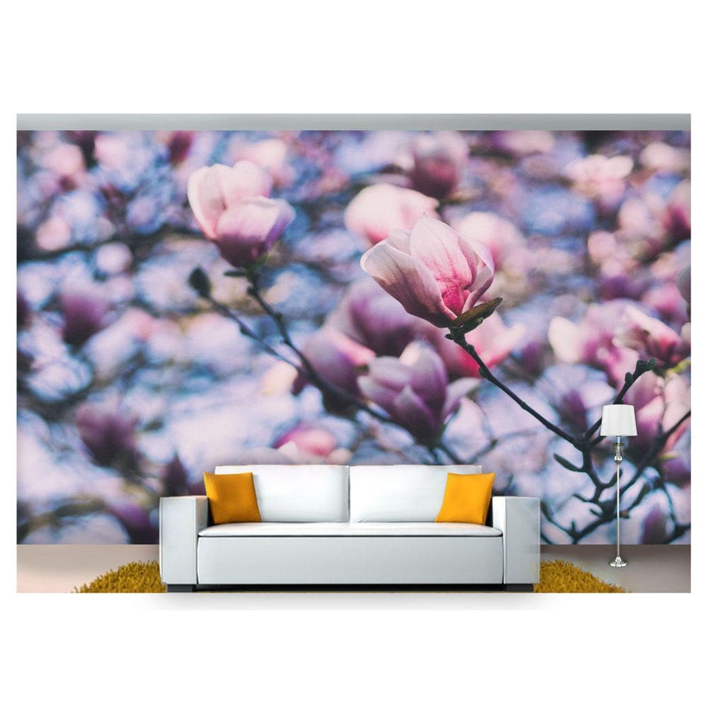 Papel De Parede Flores Rosas Romântico 3D Nfl146