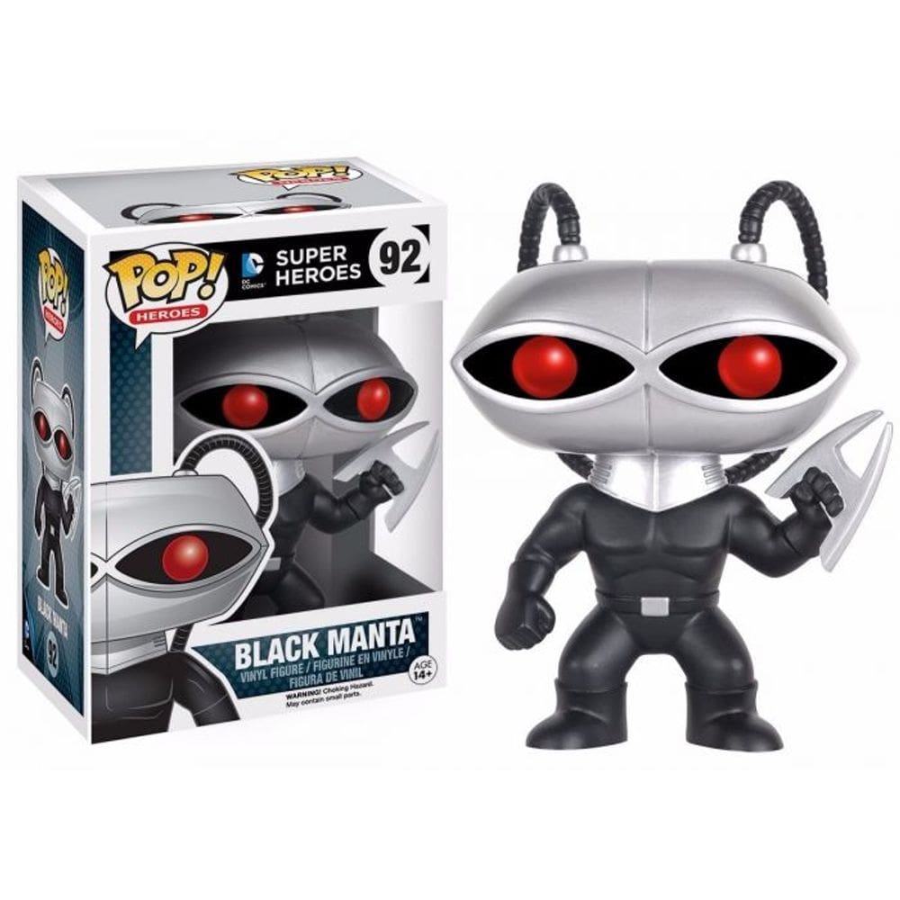 Boneco Funko Pop Black Manta 92 Dc Comics Super Heroes