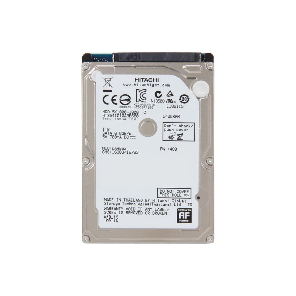 Hard Disk De Notebook 1Tb Sata Hitachi H2T1000854S