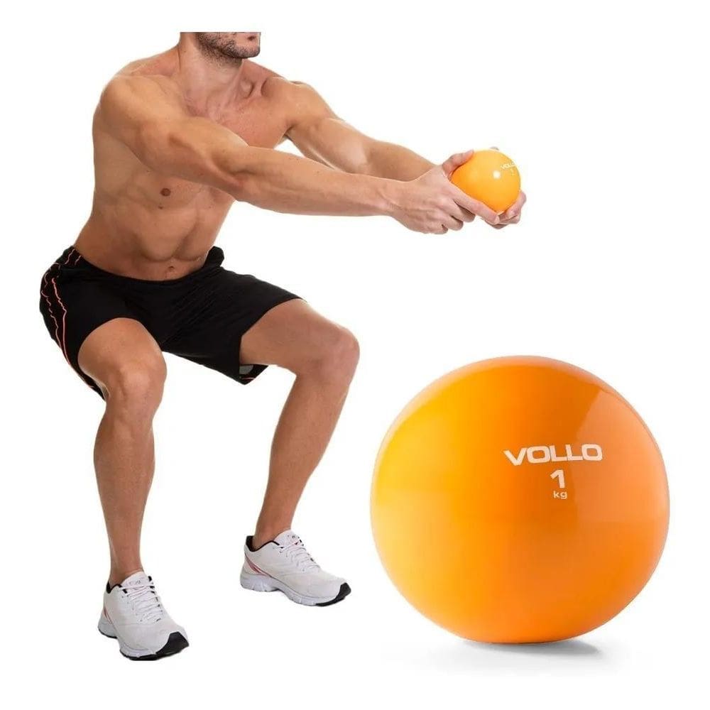Bola Tonificadora Vollo 1Kg: Força & Equilíbrio