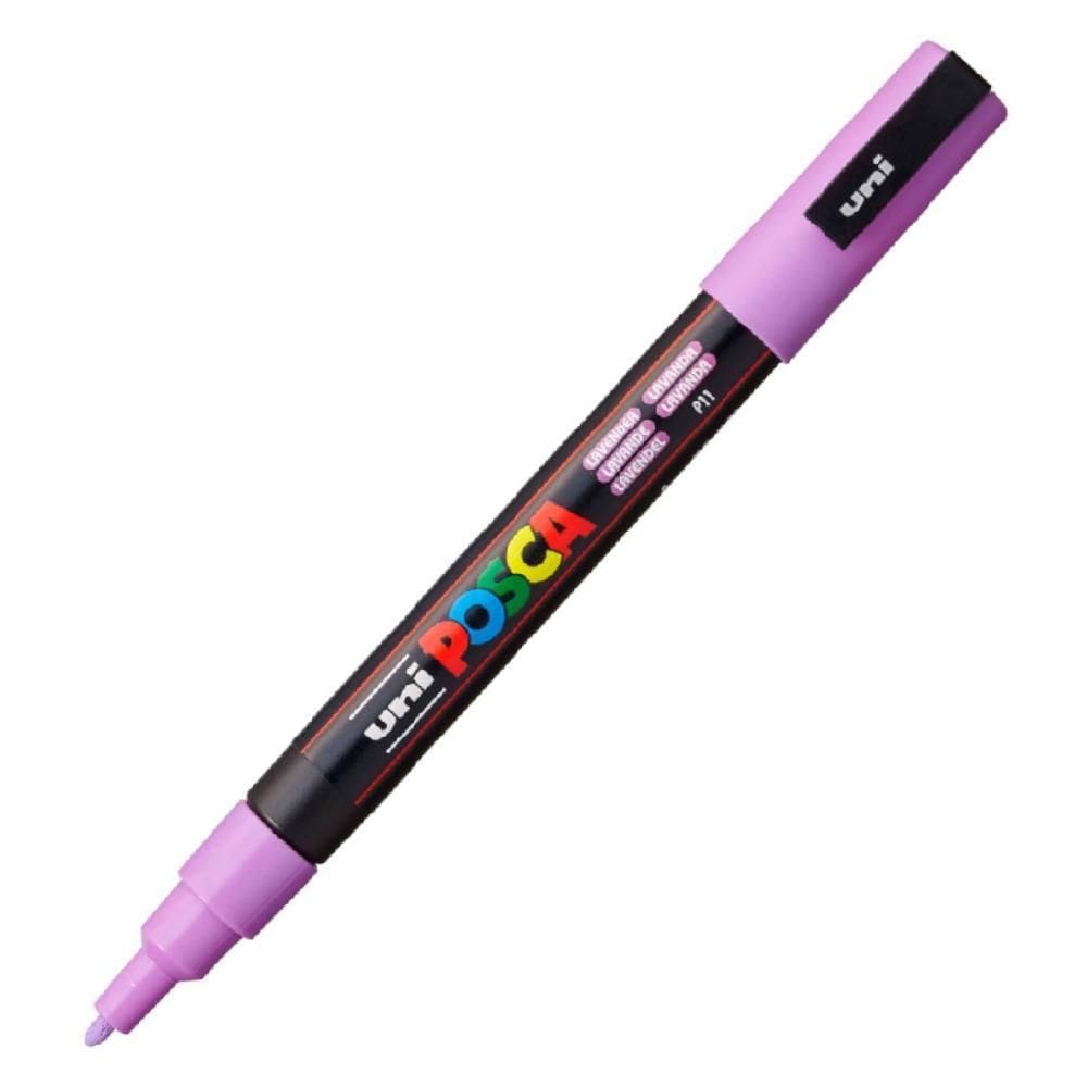 Caneta Posca Uni-Ball Pc-3M 0.9-1.3Mm Lavanda