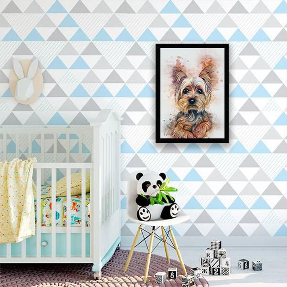 Quadro Decorativo Yorkshire 34x23cm