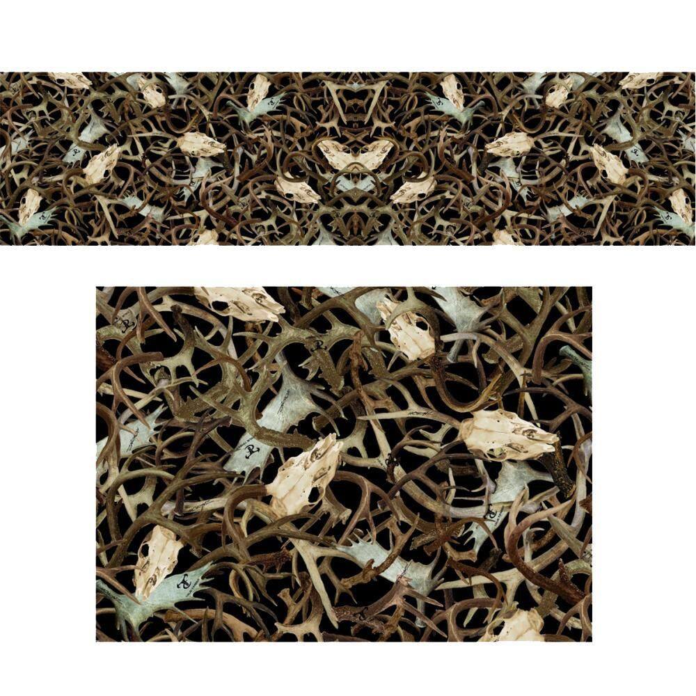 Adesivo Camuflado Scrap Vegetação Crânios 2,00X0,50
