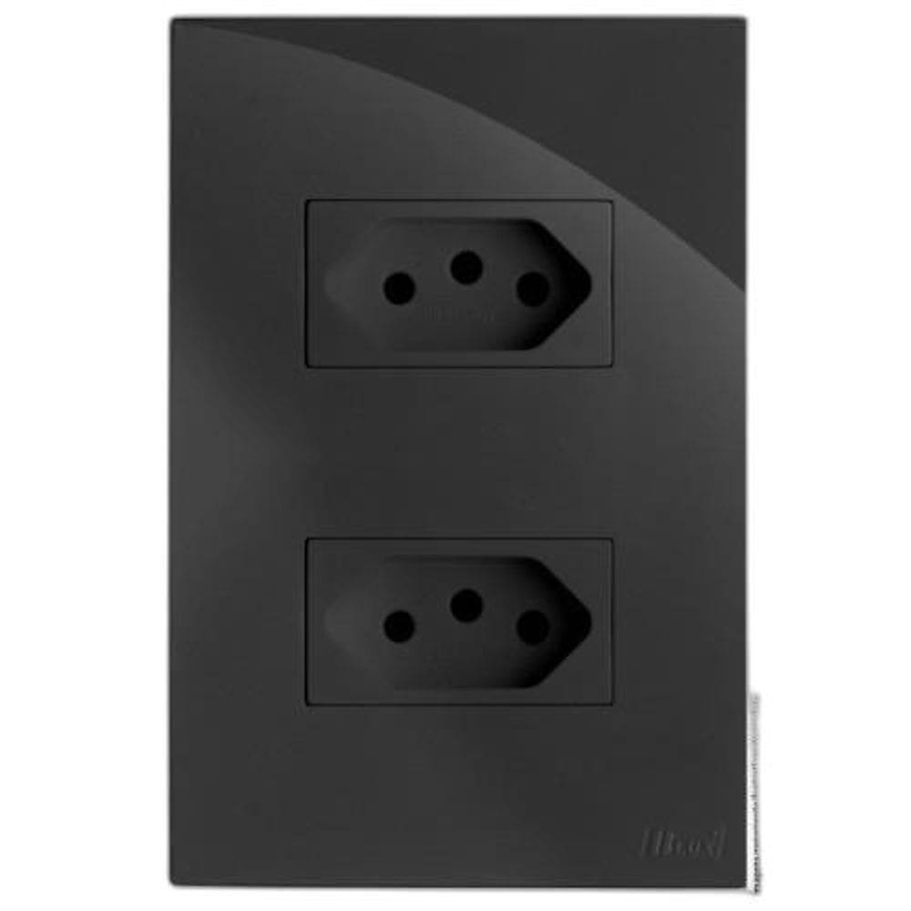 Kit Tomada Dupla 10A Separado 4X2 Brg11193-7Gf