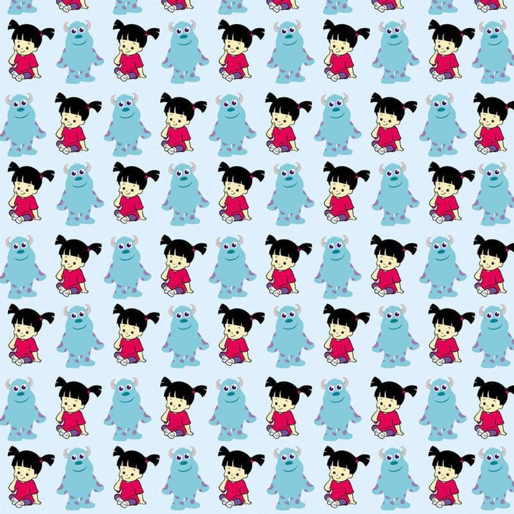 Papel Parede Adesivo Monstros Sa Infantil Bebe Autocolante