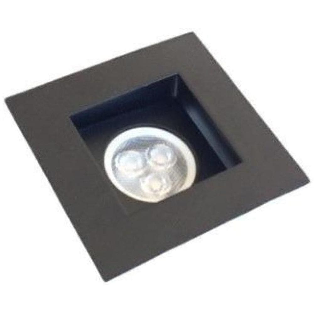 Kit 10 Spot Embutido Mr11 Mini Dicroica Preto Sala Alz60