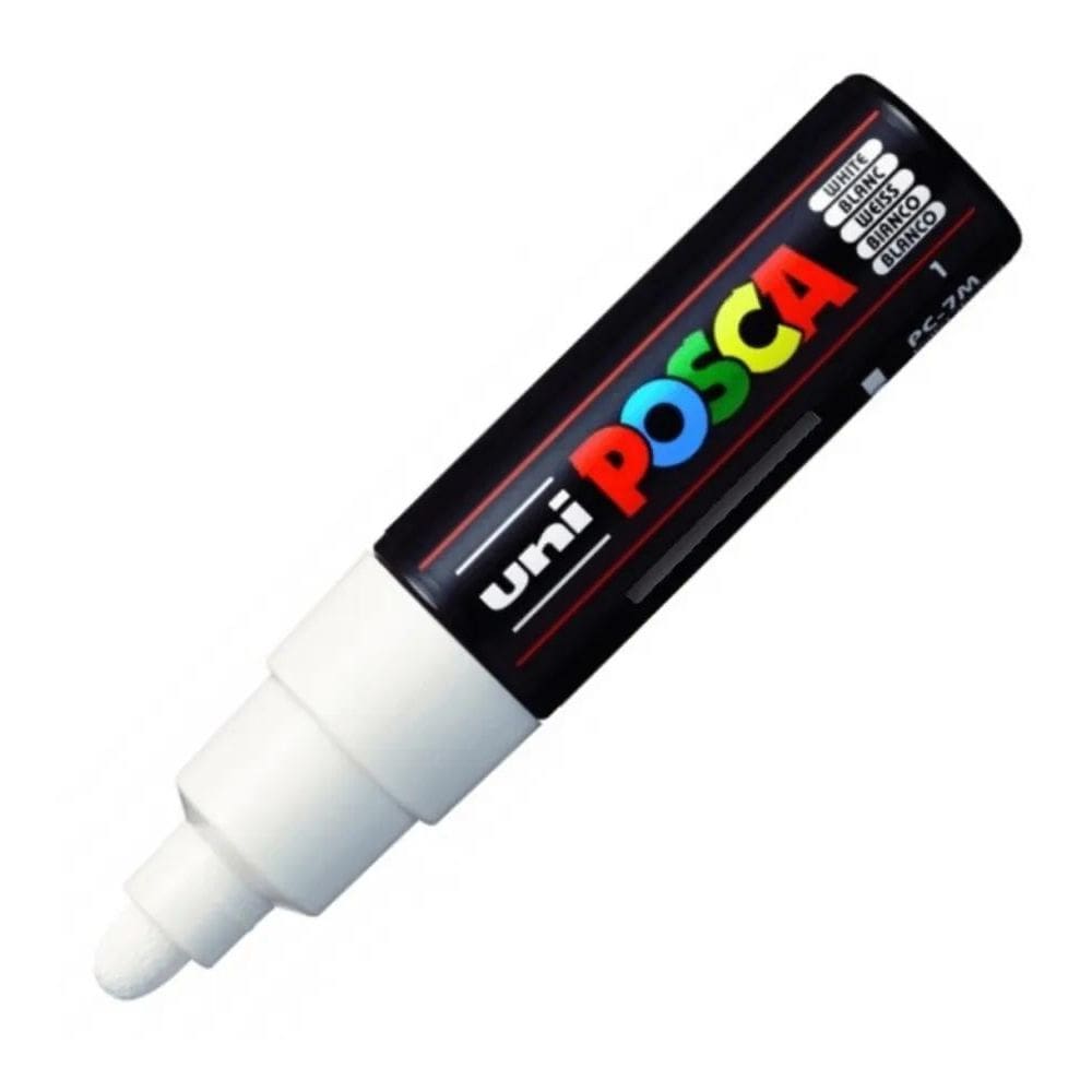 Posca Branca Pc-7M: Marcador Permanente Versátil 4.5-5.5Mm