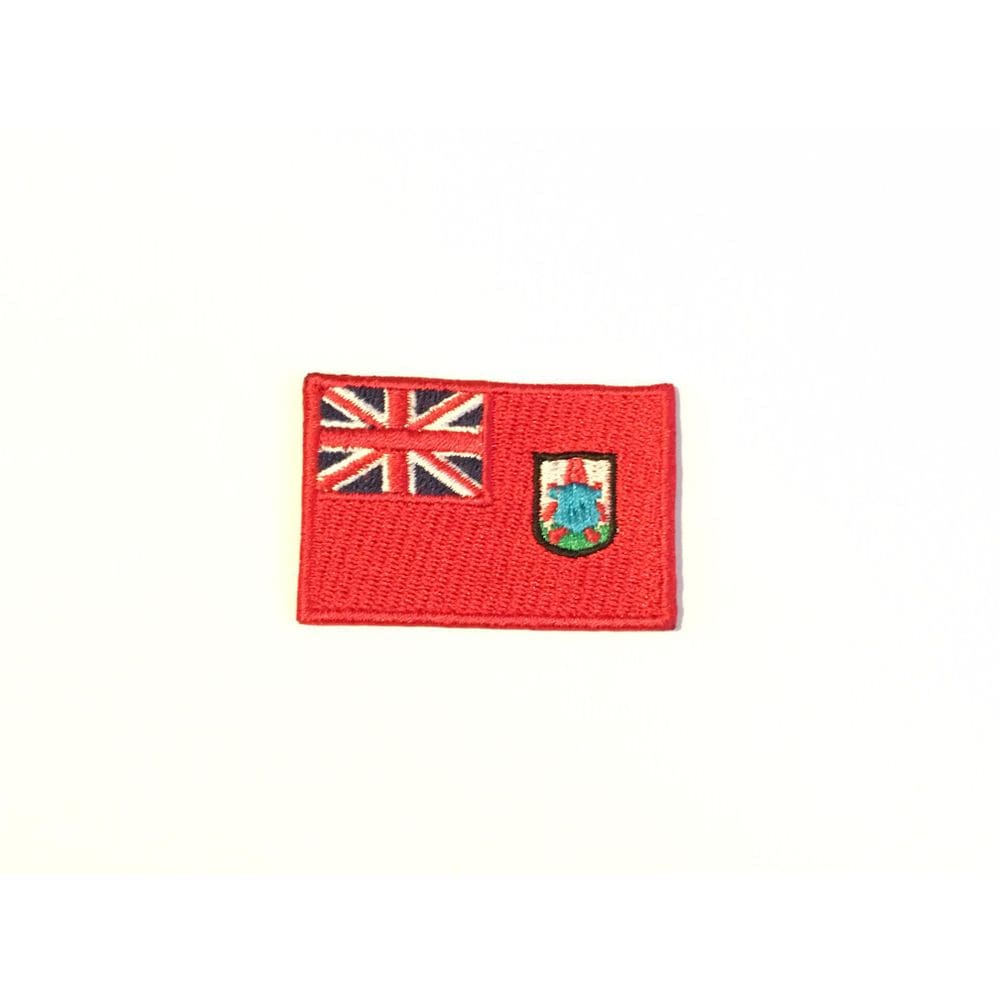 Patche Aplique Bordado Da Bandeira De Bermudas