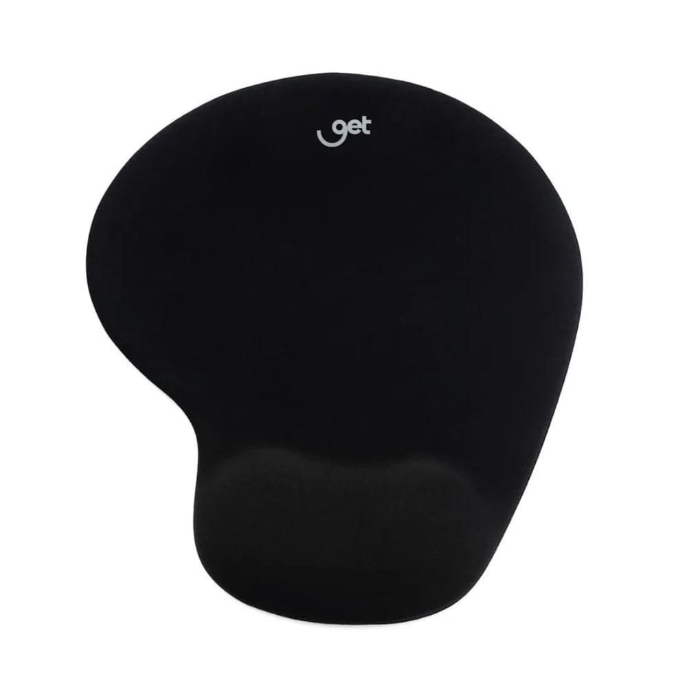 Mousepad Ergônomico Get Confort - Apoio de Pulso em Gel - Preto - 72607