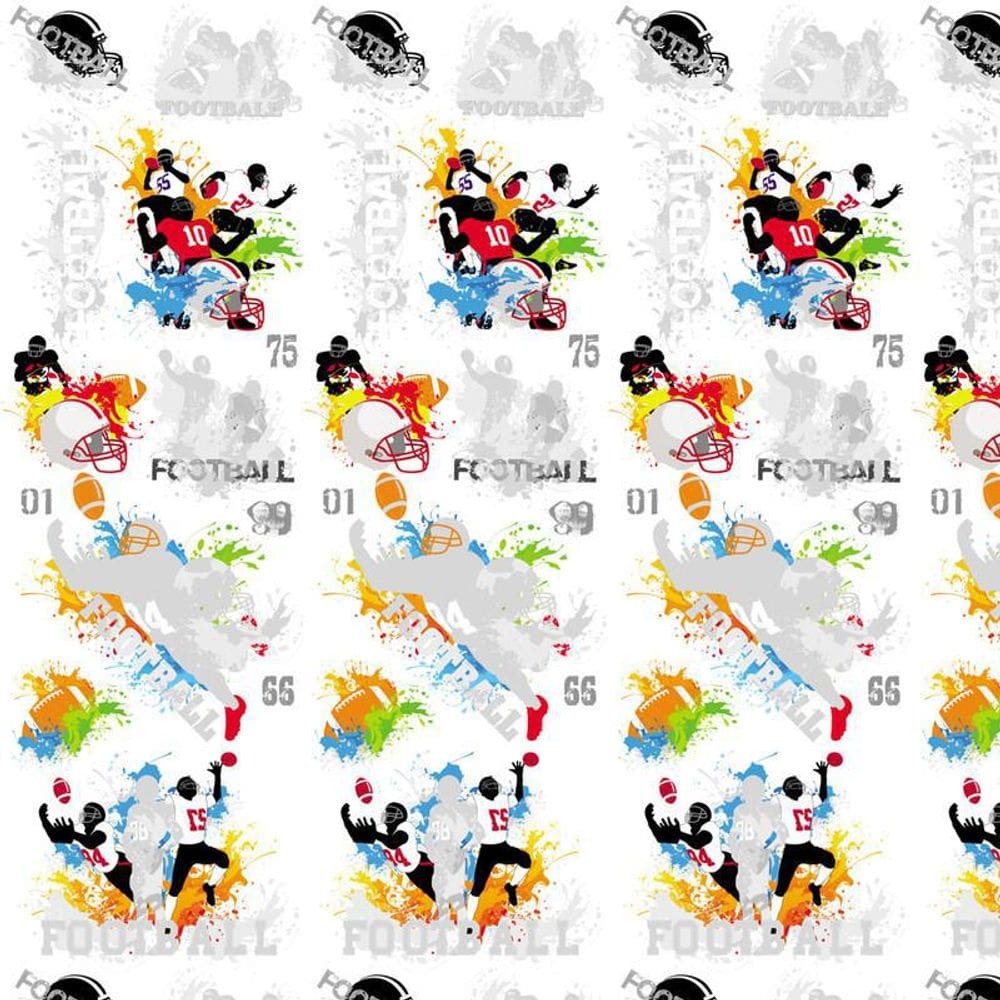 Papel De Parede Futebol Americano Autocolante Sala Quarto