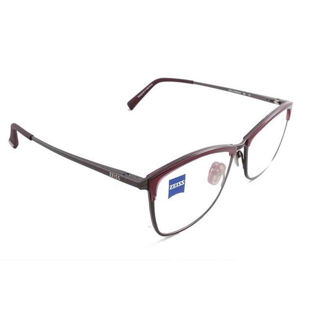 Óculos Armação Zeiss Zs-30017 F039 Titanium Cinza Masculino