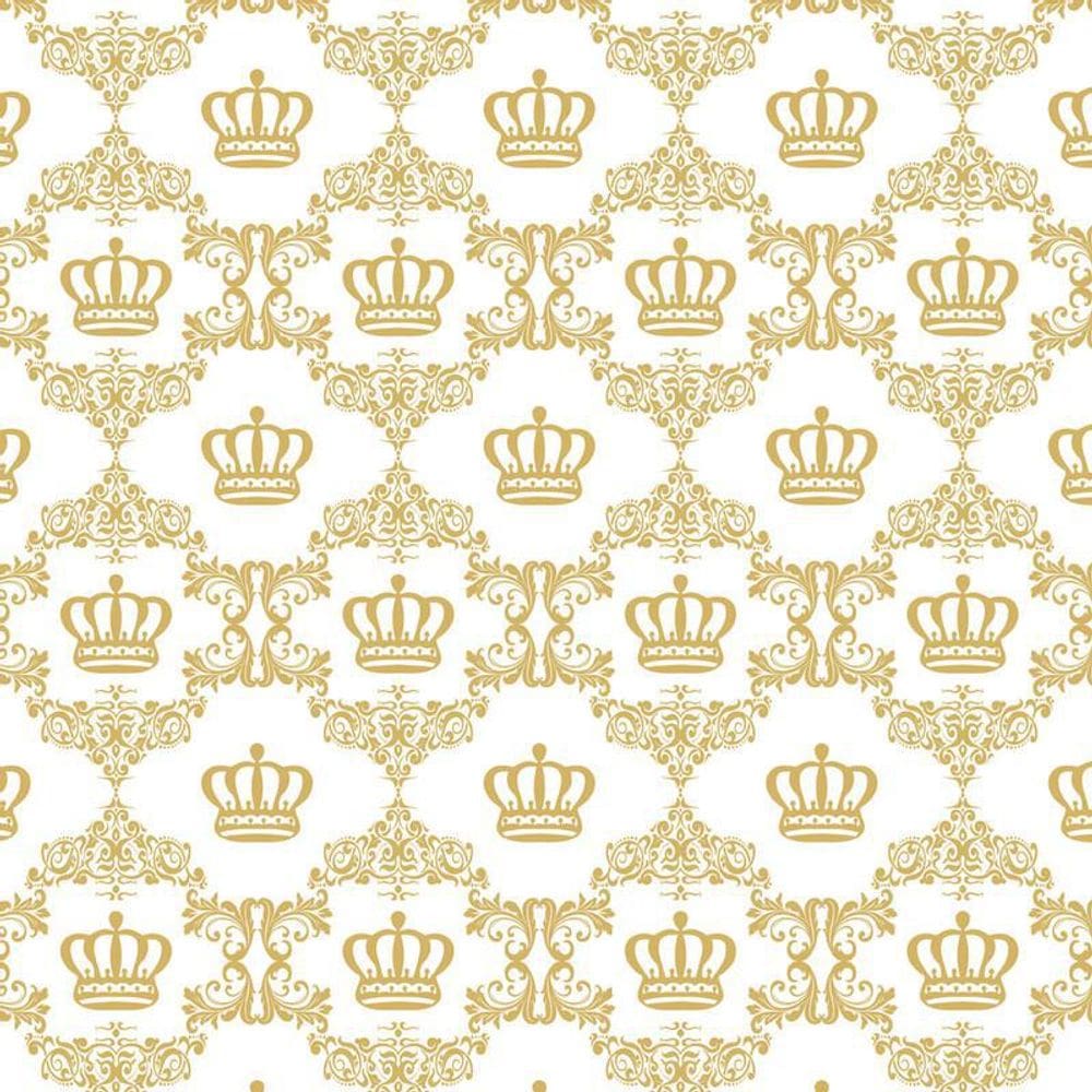 Papel De Parede Adesivo Desenho E Coro Amarelo Ouro Infantil