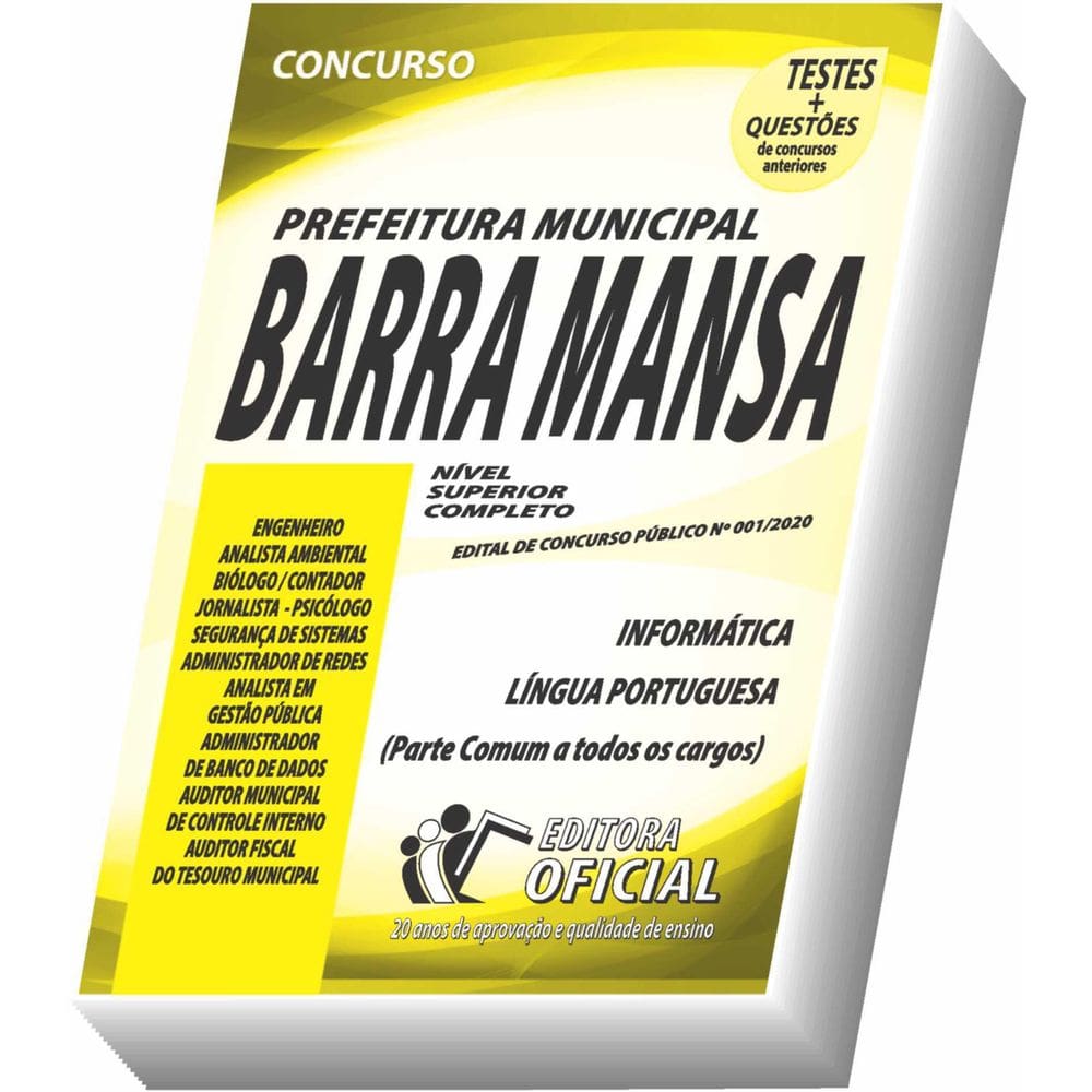 Apostila Barra Mansa - Nível Superior - Vários Cargos