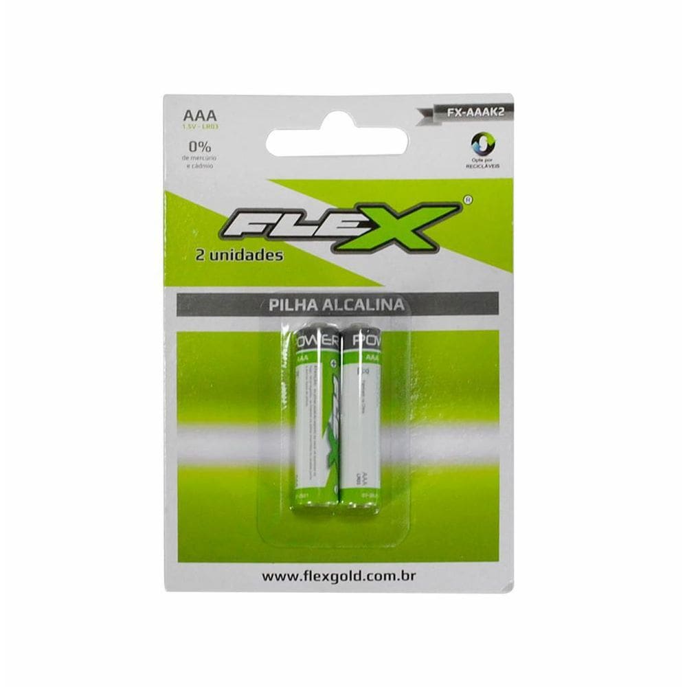 Pilha Aaa Alcalina Com 2 Unidades X Cell
