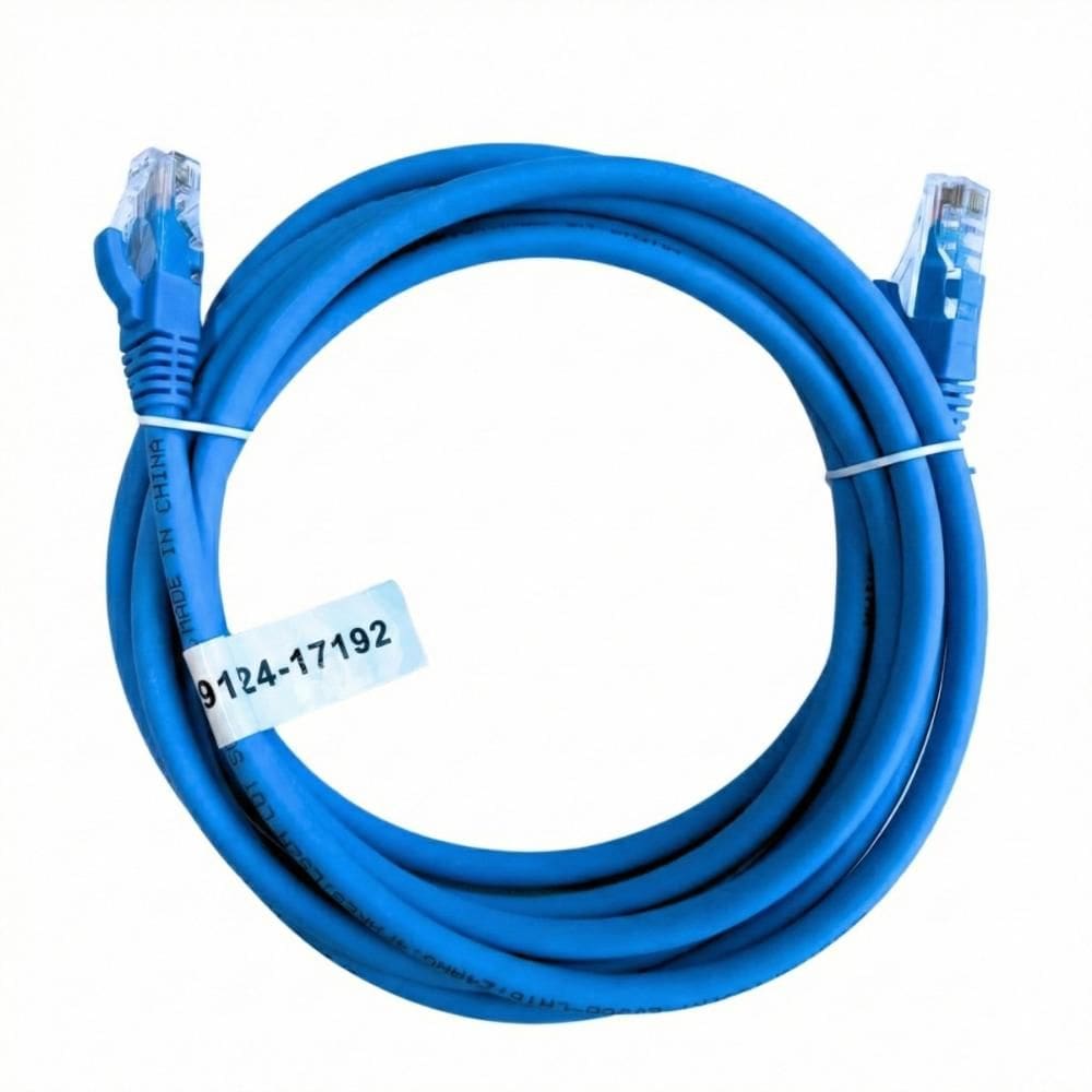 Cabo de Rede UTP (Patch Cord) RJ45 Cat 6 - 1.5 metros - Certificação Anatel - Azul - Seclan