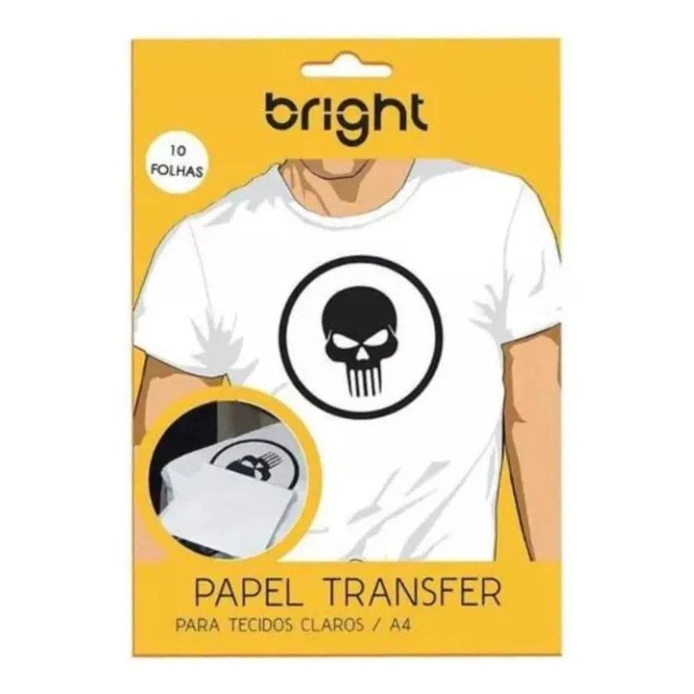 Papel Transfer Tecido Claro A4: Crie Camisetas Incríveis  10