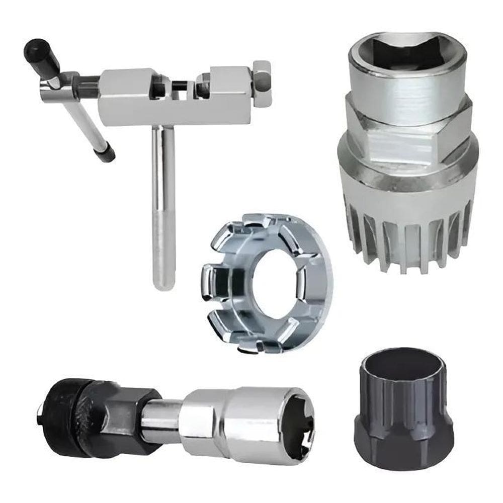 Kit Ferramentas Bike: Pedivela, Corrente E Raios Profissiona