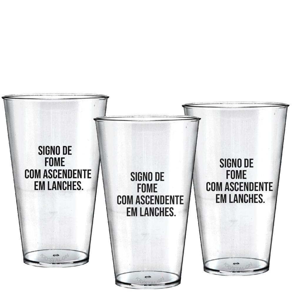 Kit 3 Copos Big Drink Criativos Tema De Signos