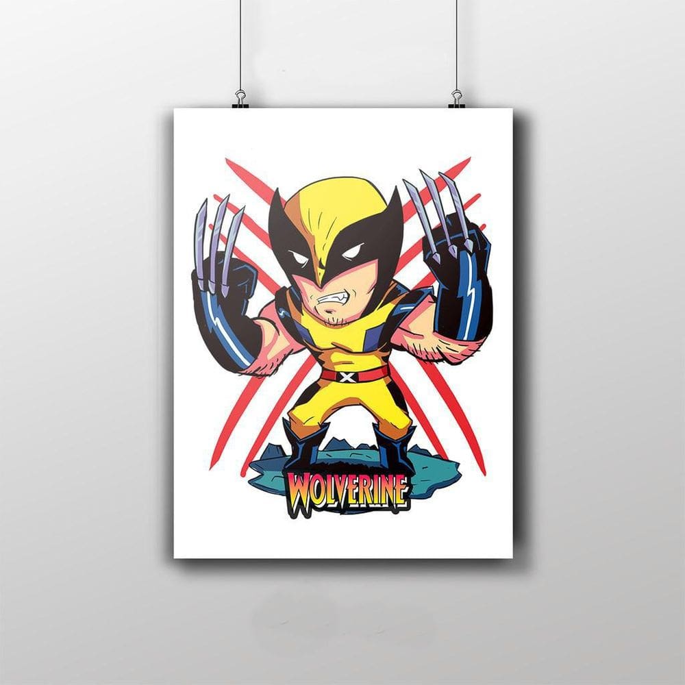 Placa Decorativa Wolverine Desenho Liga Da Justiça