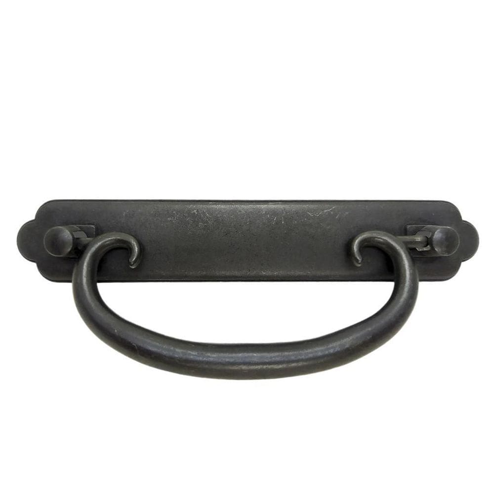 Puxador Rustico Preto Para Moveis Alça Gaveta 2 Un.