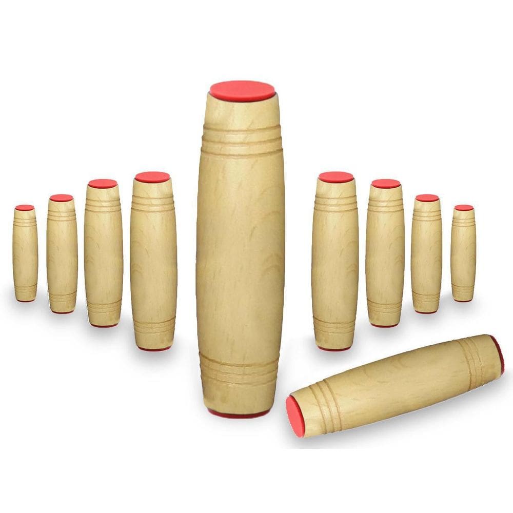 Fidget Mokuru Stick Bastao Roller Anti Kit 10 Un