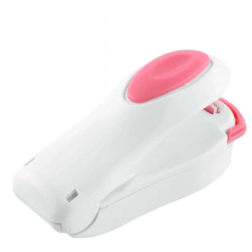 Mini Selador Sacos Plásticos Portátil Embalagens Pacotes