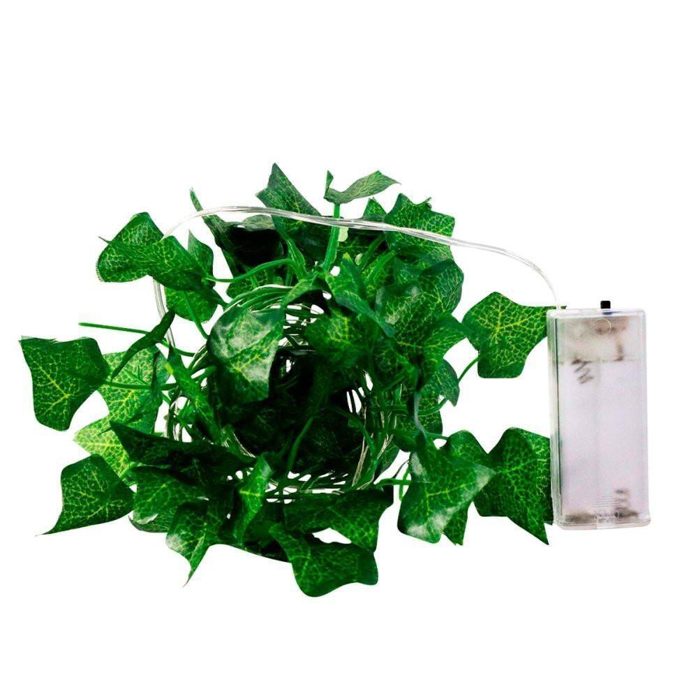 Fio De Led Trepadeira Com Folhagem Pisca