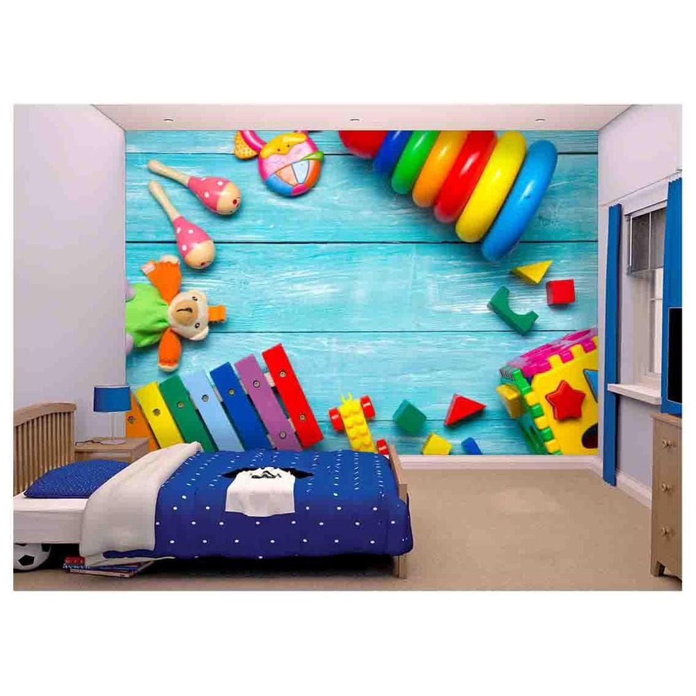 Papel De Parede Brinquedoteca Montessori  Azs197