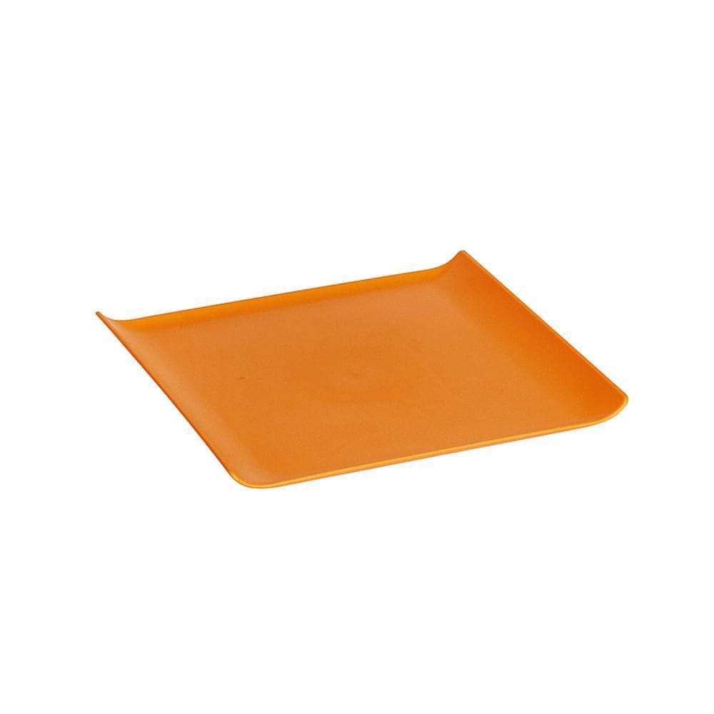 Bandeja Servir Vemplast 30X30 Tropical Polipropileno Laranja