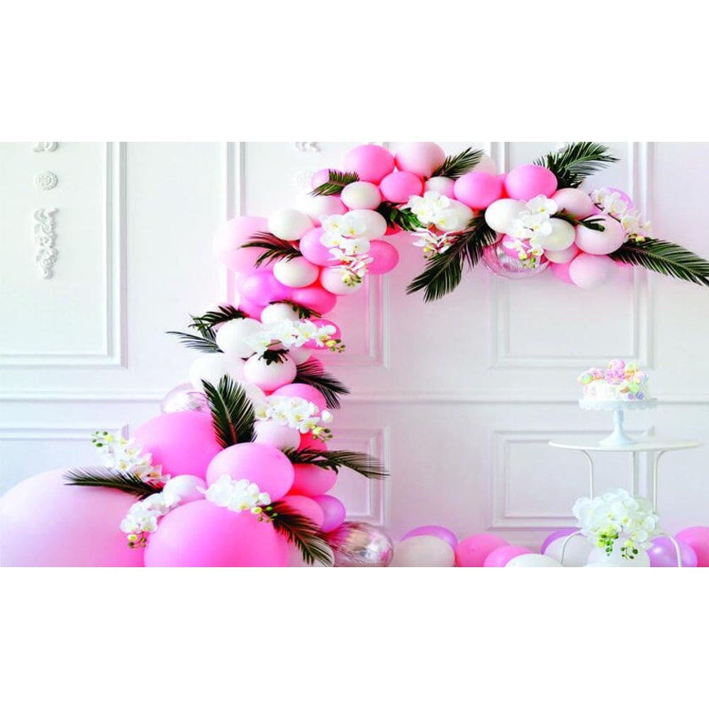 Fundo Fotográfico Em Tecido Balões E Flores 2,80X1,50