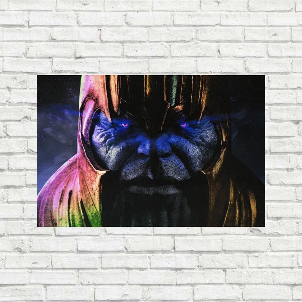 Placa Decorativa Thanos Marvel Wallpaper