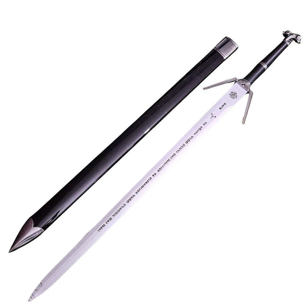 Espada De Prata The Witcher Do Geralt De Rívia Bambu Cosplay