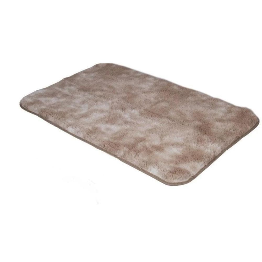 Tapete Porta Felpudo Cáqui Mesclado 0,40 X 0,60 M