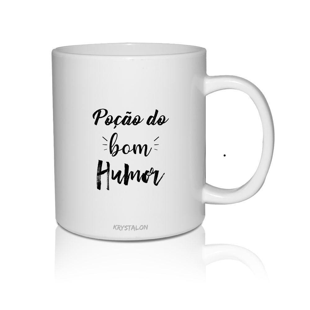 Caneca Branca Personalizada Para Home Office Poção Do Humor
