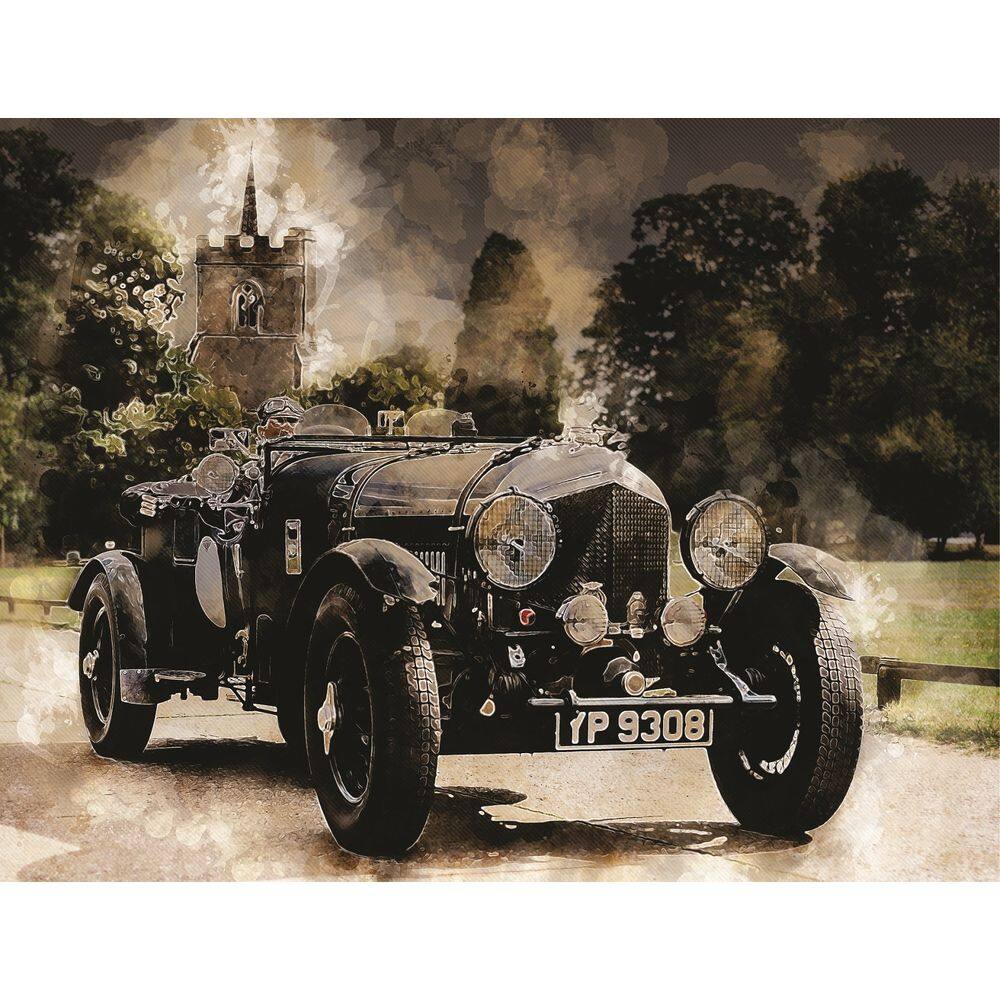Fundo Fotográfico Em Tecido Carro Antigo 2,80X1,50