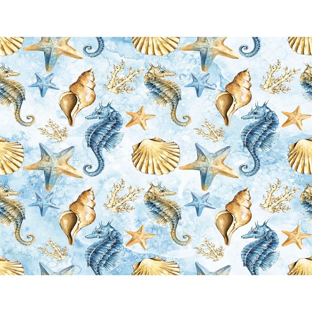 Fundo Fotográfico Em Tecido Fundo Do Mar 2,60X1,50.