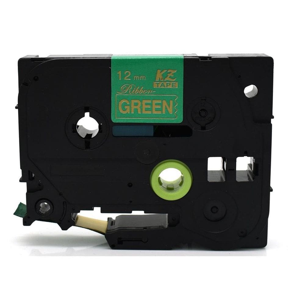 Fita Cetim Rotulador Pt1090 Kze-Rg34 Tz Rg34 12Mm Verde