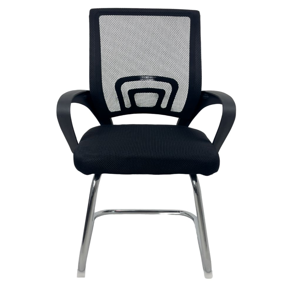 Cadeira de Escritório Begônia Oficial Mesh Fixa Preto