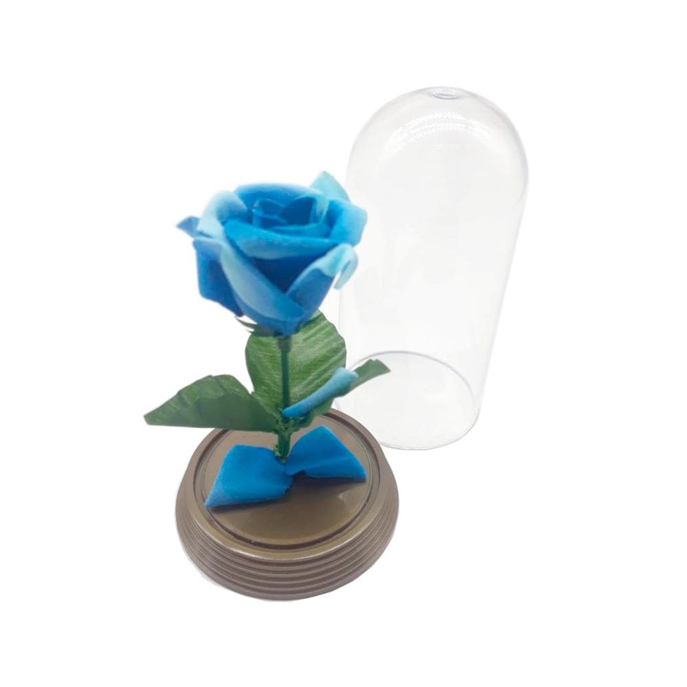 Kit 100 Mini Rosas Azul A Bela E A Fera O Pequeno Príncipe
