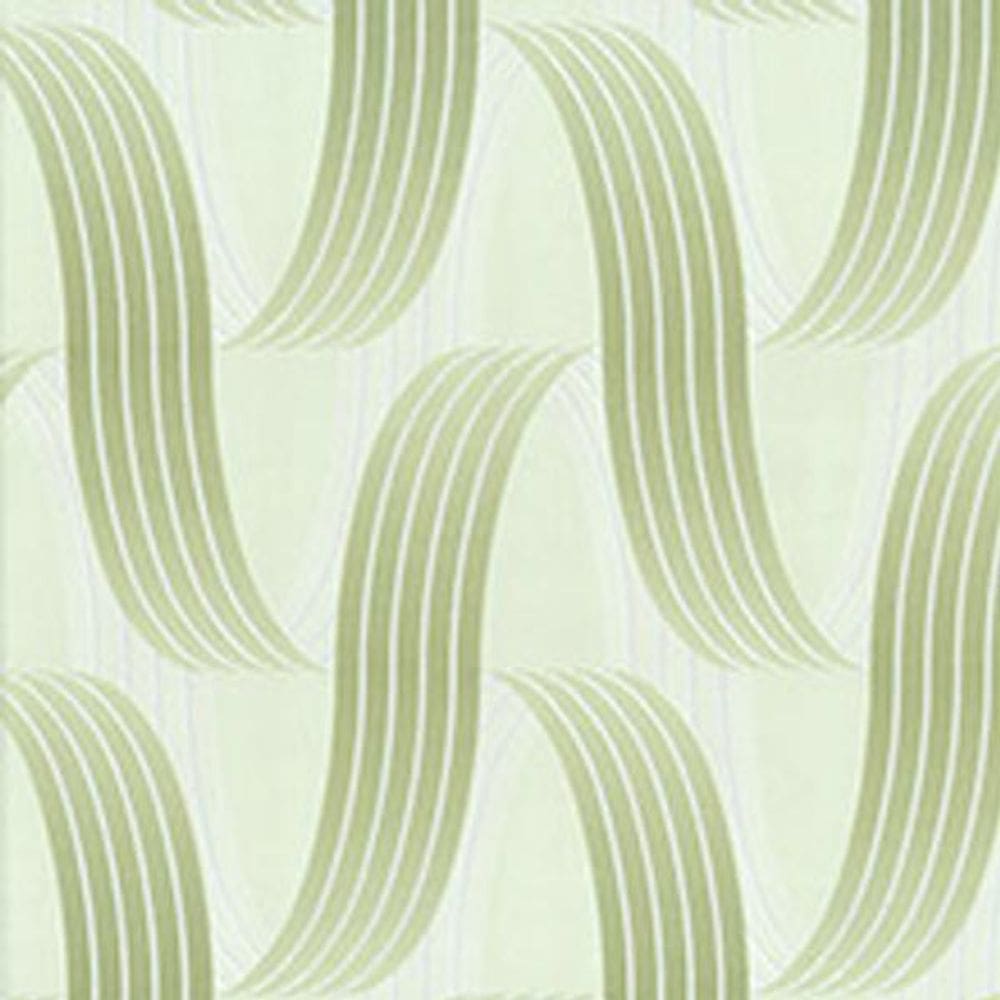 Papel De Parede K&G Emborrachado Geométrico Ondulação Verde