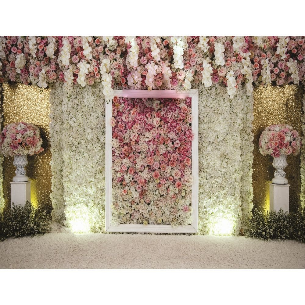 Fundo Fotográfico Em Tecido Jardin Vertical 3D 2,80X1,50.