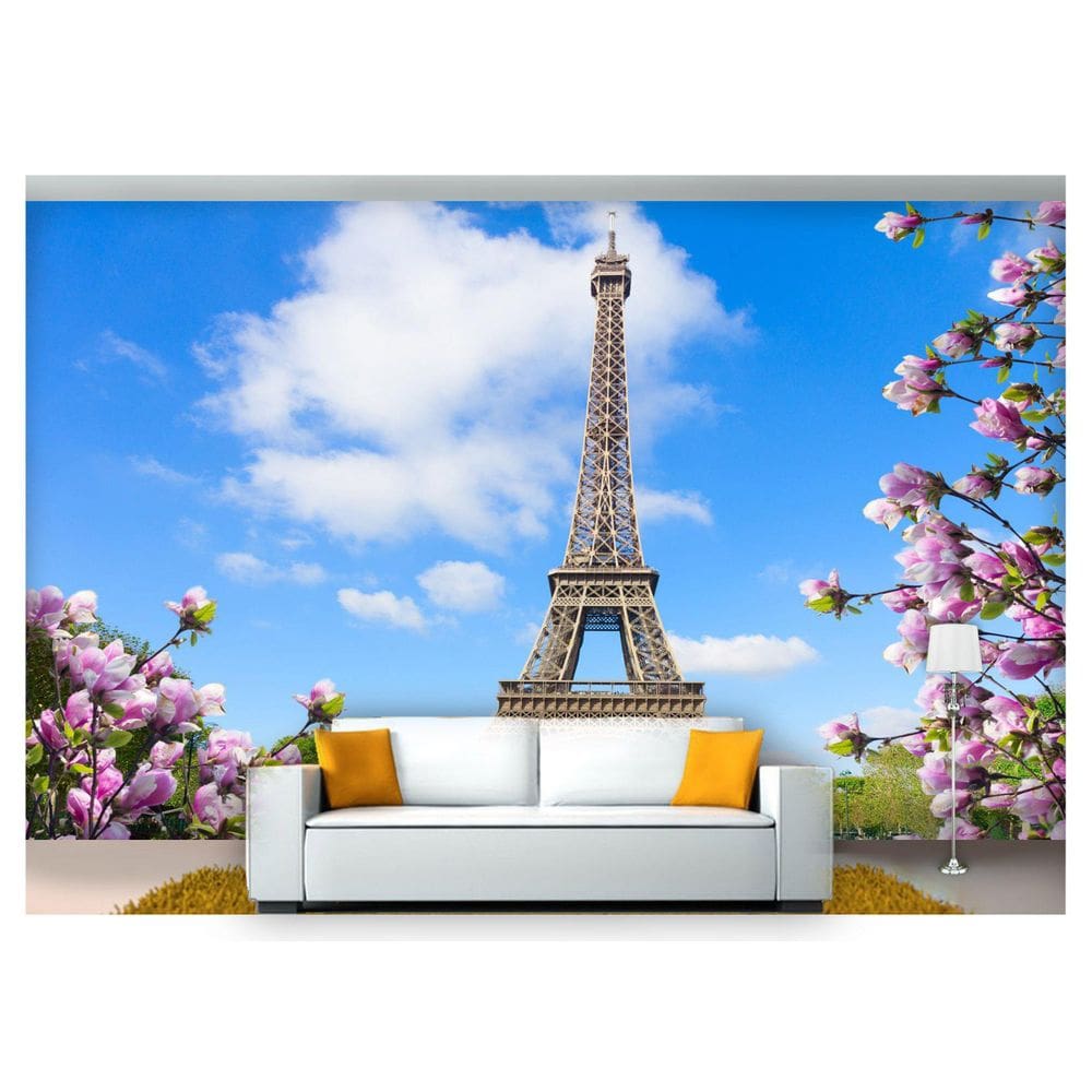 Papel De Parede Cidade Paris Torre Eiffel 3D 6M² Ncd207