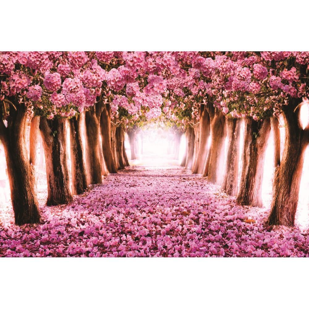 Fundo Fotográfico Em Tecido Cerejeiras Florida  2,60X1,50.