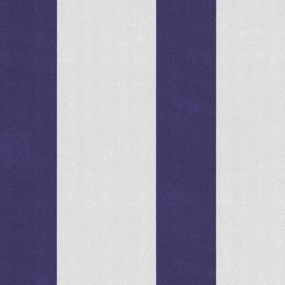 Papel De Parede K&G Listrado Roxo Branco Emborrachado