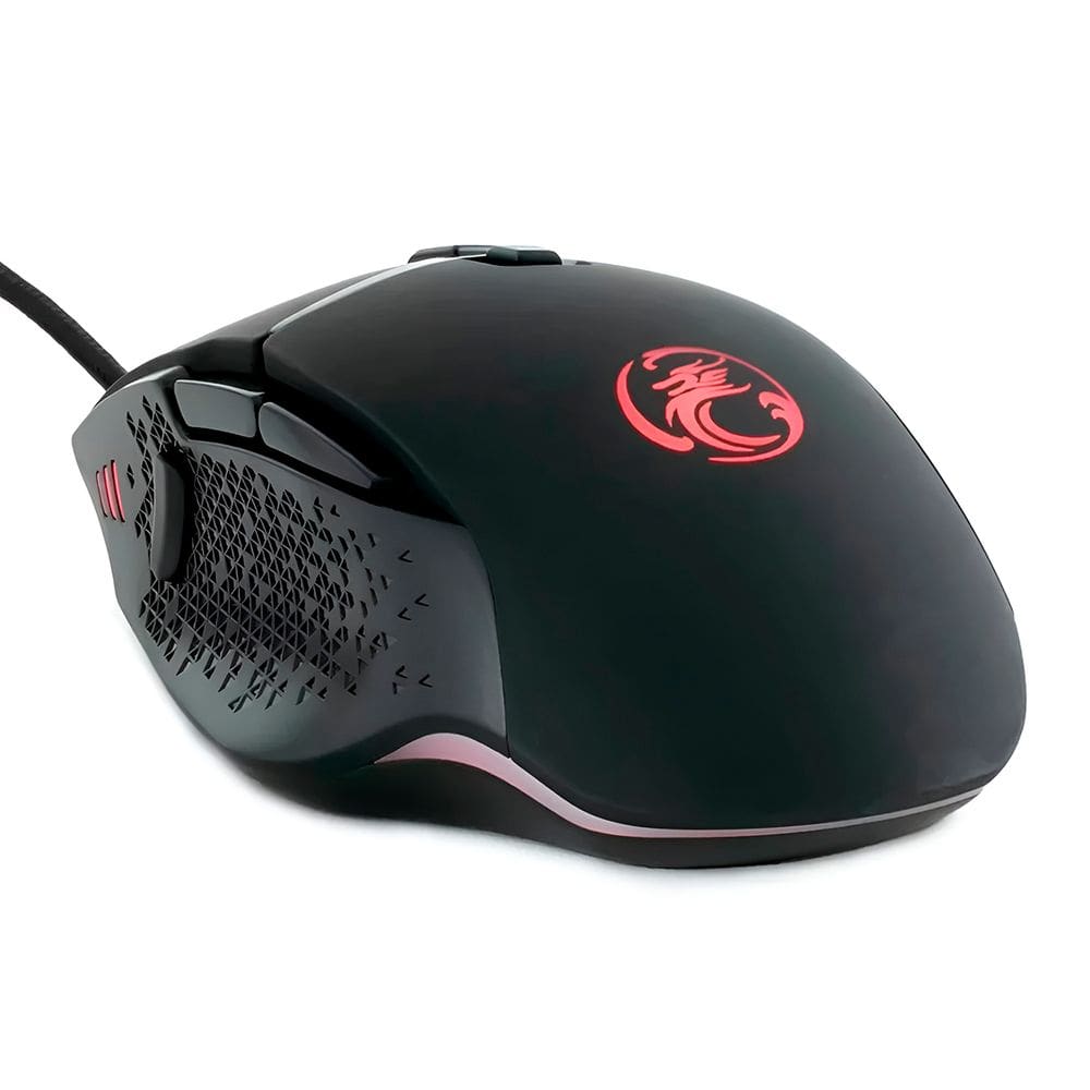 Mouse Óptico Gamer Com Fio USB LED 8 Botões 7200 DPI para Alta Performance