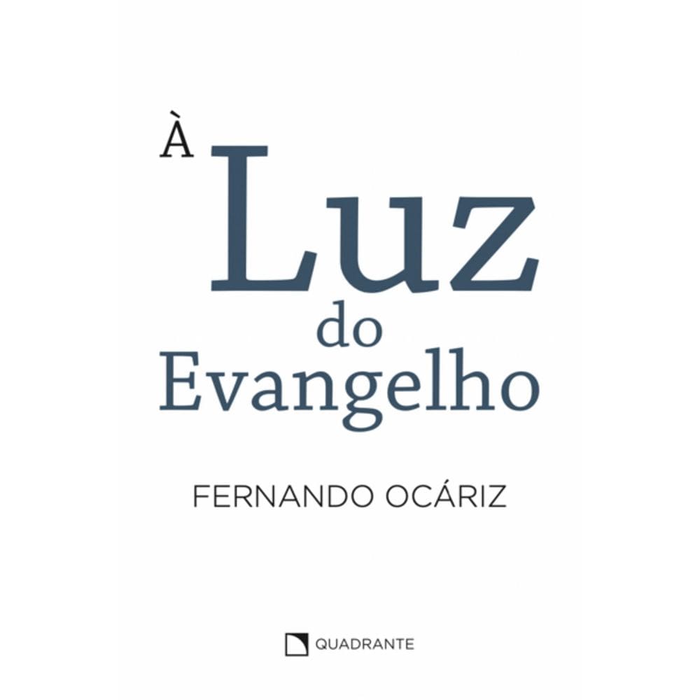 Livro À luz do Evangelho - 2ª Edição - Capa branca